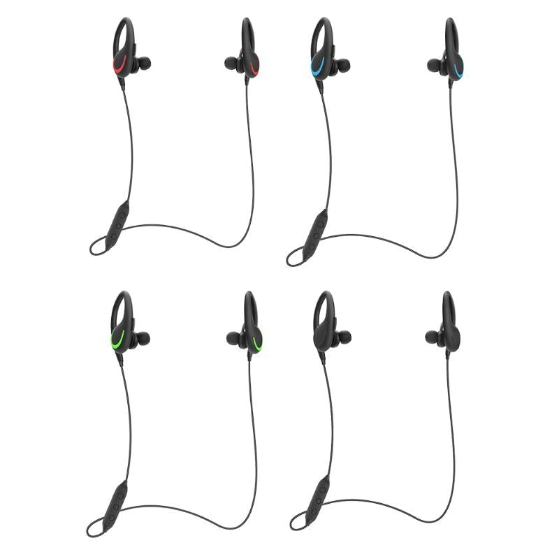 Sports Earphone 2 in 1 Functions Wireless Bluetooth 4.1 Sports Headset Stereo High Level Sports Earphone for Smartphone - ebowsos