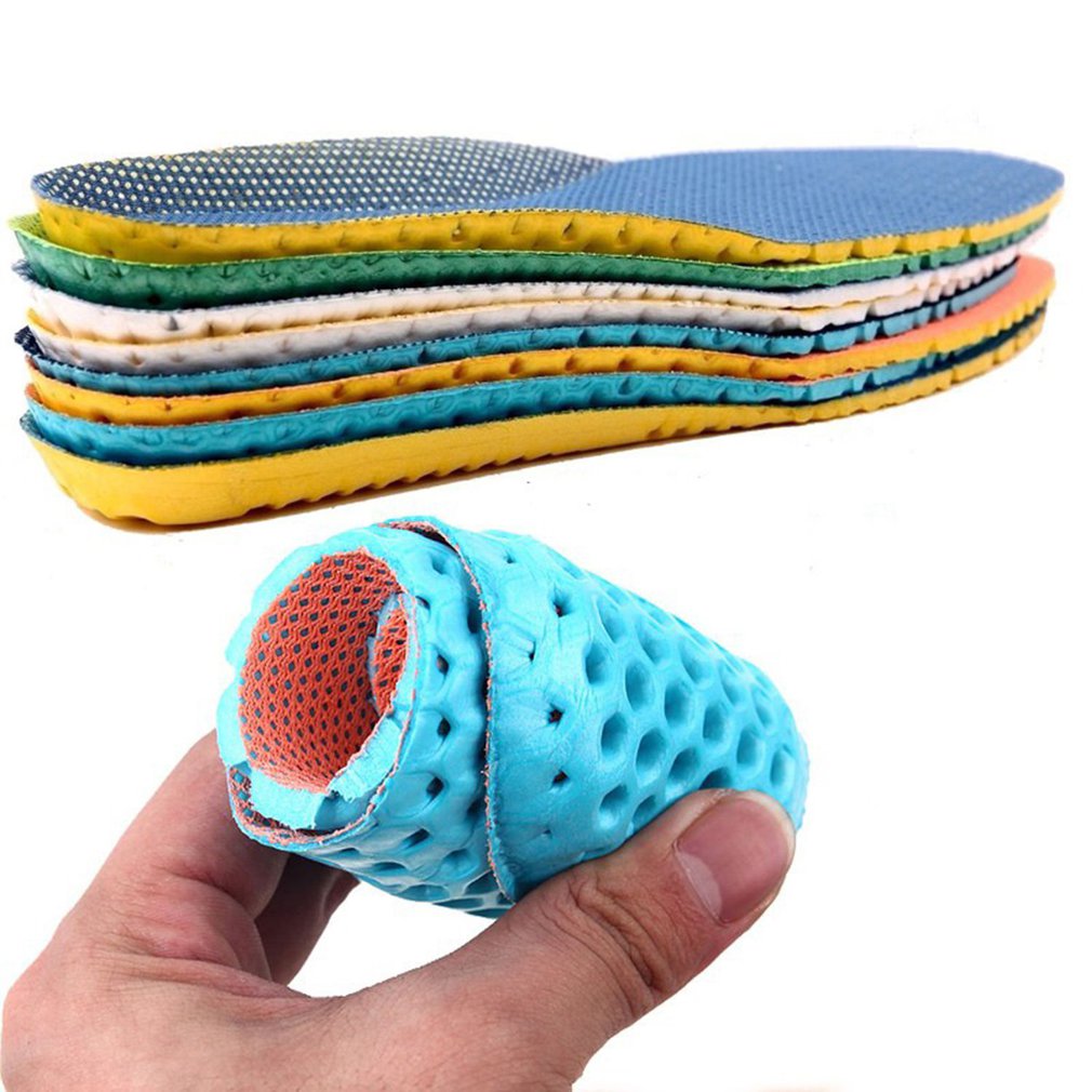 Sports Insoles Women Men Shoes Pad Silicone Damping Soft Insoles Breathable Absorb Sweat Mountaineer Shoe Inserts random color - ebowsos