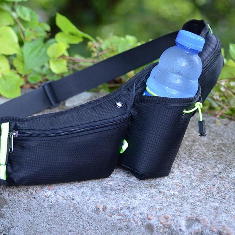 Sports Water Bottle Hip Waist Pack Waterproof Climbing Running Marathon Waist Bag Gym Fitness Belt Water Bottle Hip Waist Pack-ebowsos