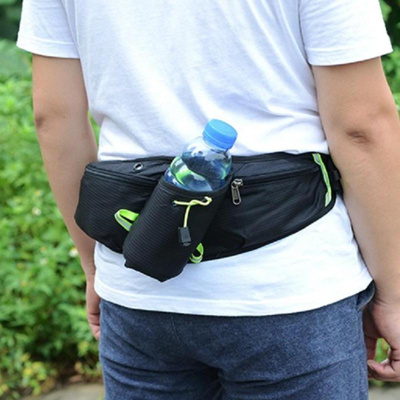 Sports Water Bottle Hip Waist Pack Waterproof Climbing Running Marathon Waist Bag Gym Fitness Belt Water Bottle Hip Waist Pack-ebowsos