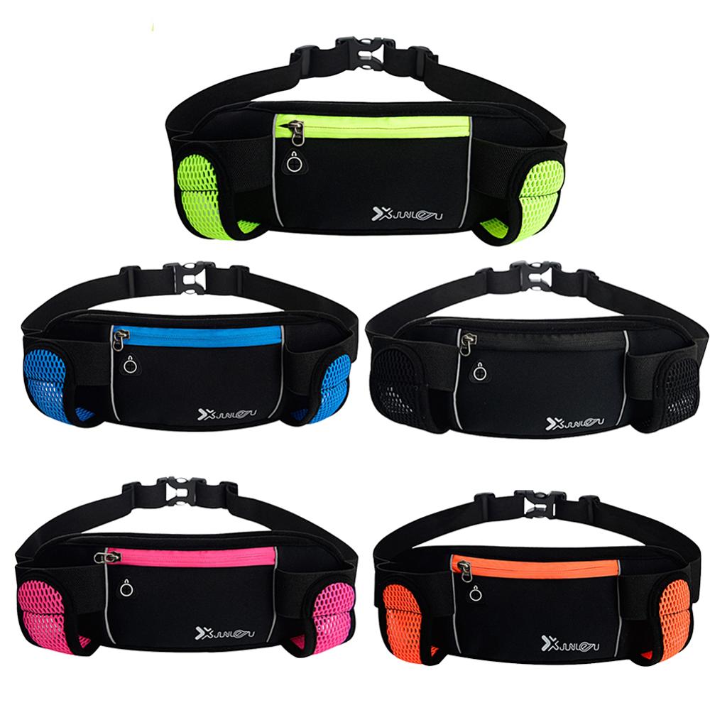 Sports Water Bottle Hip Waist Pack Waterproof Climbing Running Marathon Waist Bag Gym Fitness Belt Water Bottle Hip Waist Pack-ebowsos