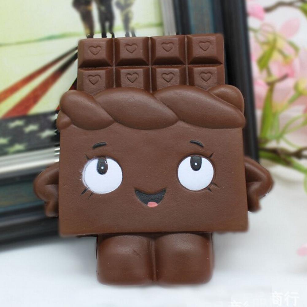 Squeeze Boy Girl Chocolate Soft Slow Rise Scented Fun Toy Kitchen Pretend Simulation Foods Educational Learn Squeeze Toy Gift-ebowsos