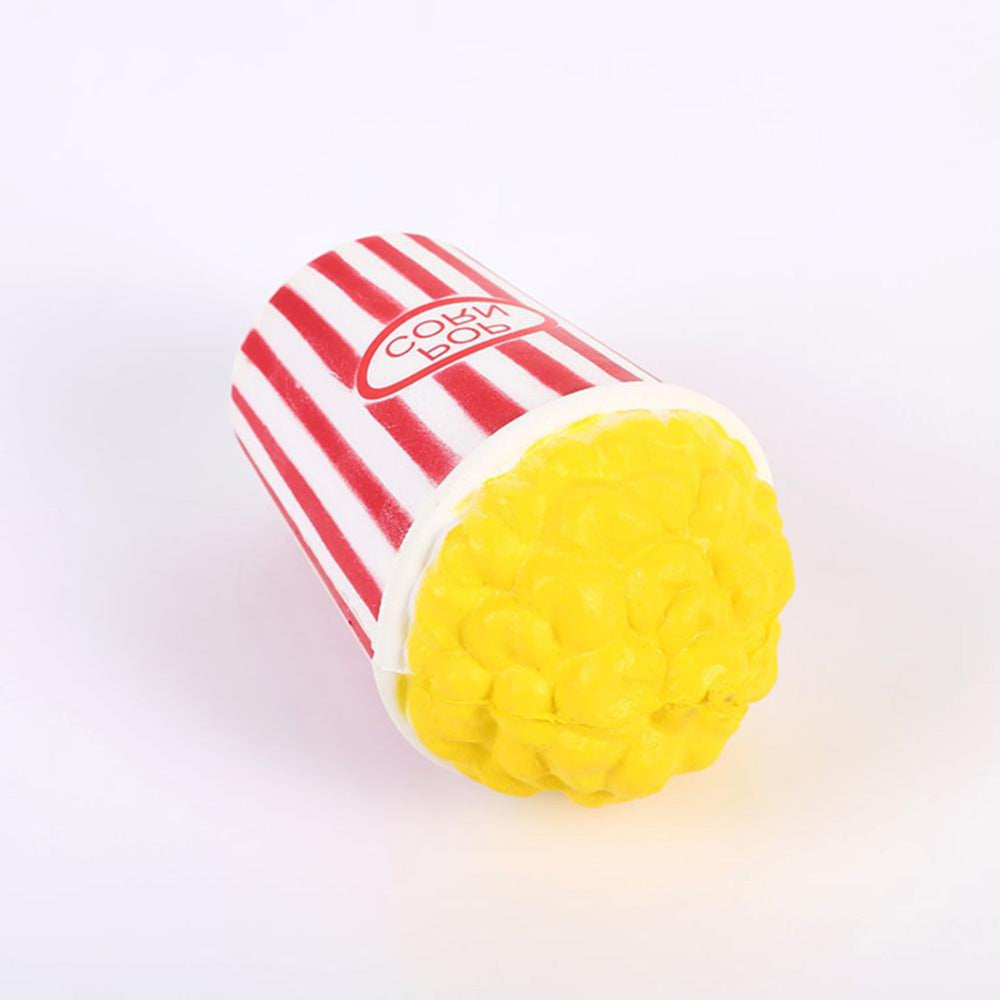 Squeeze Cute Popcorn Squeeze Toy Soft Slow Rising Charm Cream Scented Novelty Funny Simulation Squeeze Toys Gift to Adult Kid-ebowsos