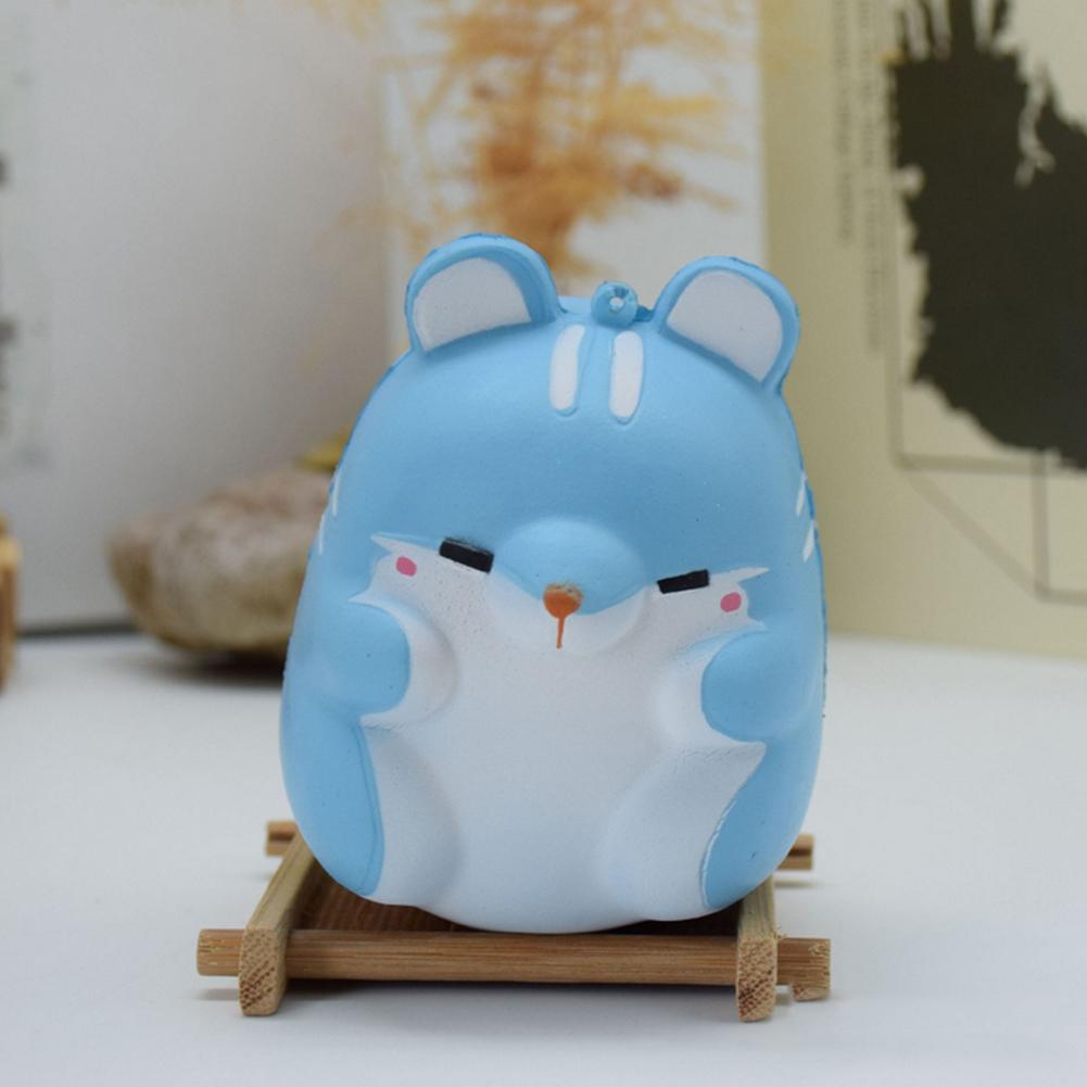 Squeeze Soft Squeeze Colorful Simulation Hamster Fidget Toy Slow Rising for Anti Stress Puzzle Anxiety Home Decoration 4 Styles-ebowsos