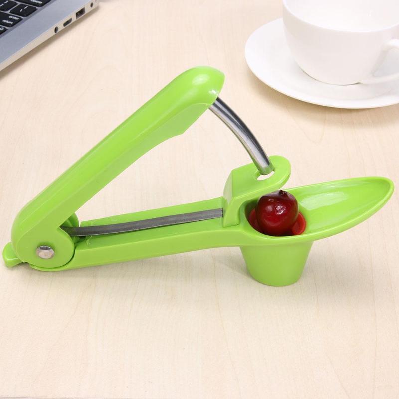 Stainless Steel ABS Cherry Nuclear Removal Squeeze Grip Tool Home Supplies - ebowsos