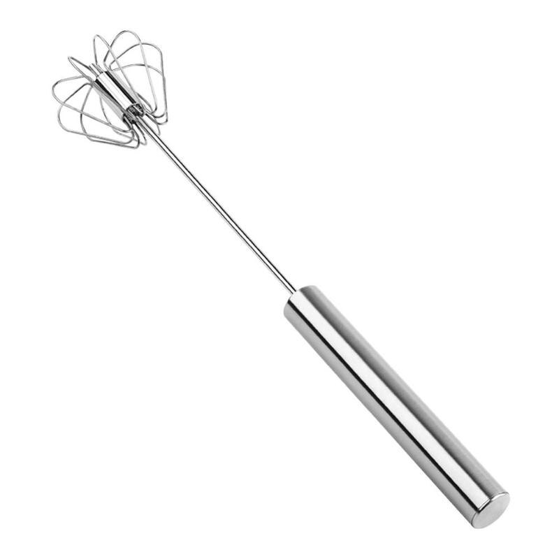 Stainless Steel Egg Stirrer New and High Quality Whisk Hand Blender Mixer Kitchen Cream Mixing Tool Kitchen Essential Supplies - ebowsos
