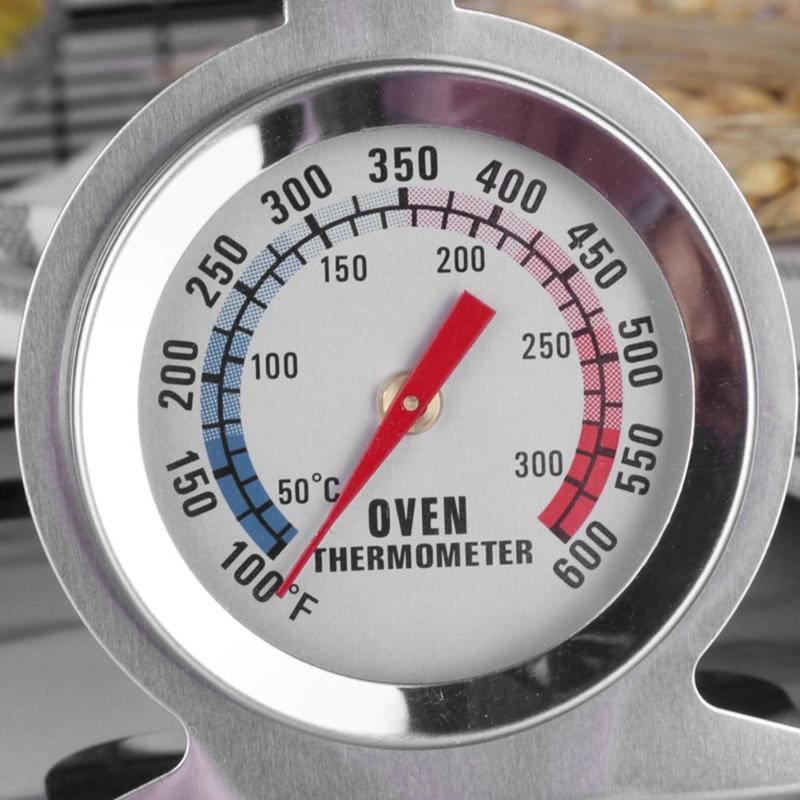 Stainless Steel Food Stand Up Dial Oven Thermometer Temperature Gauge Gage - ebowsos