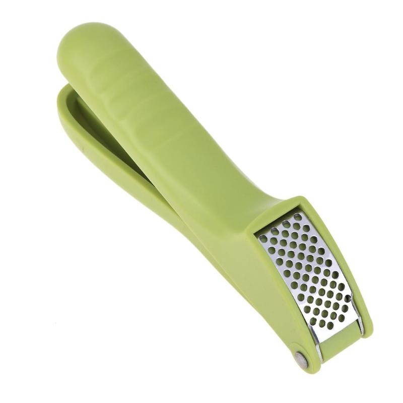 Stainless Steel Hand Press Ginger Garlic Slicer Crusher Home Cooking Tool - ebowsos