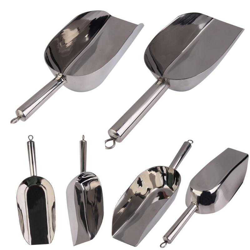 Stainless Steel Ice Grain Food Scoop Bar/Kitchen Tool Gadget-6 Sizes oz New - ebowsos