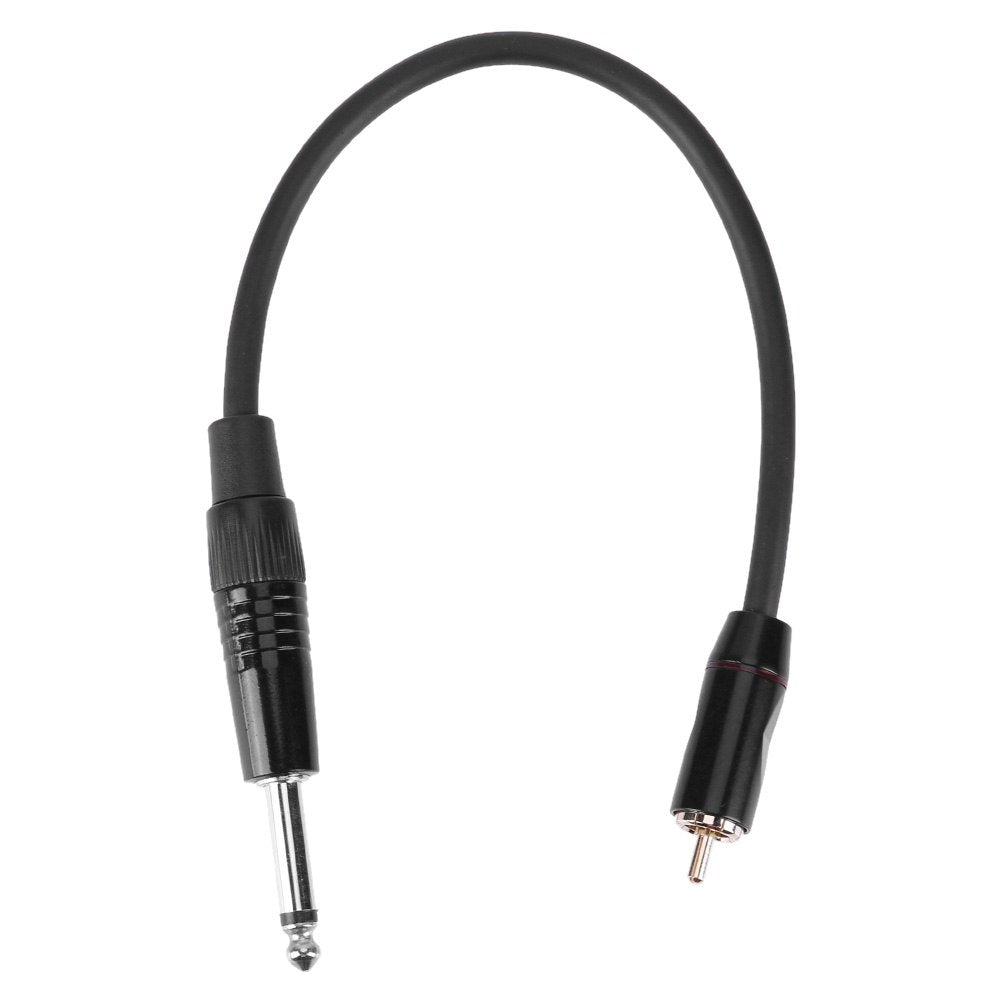 Stereo Jack 6.35mm to RCA Audio Cable  Male to Male  Metal Connector Speaker Amplifier RCA Cable Audiophile - ebowsos