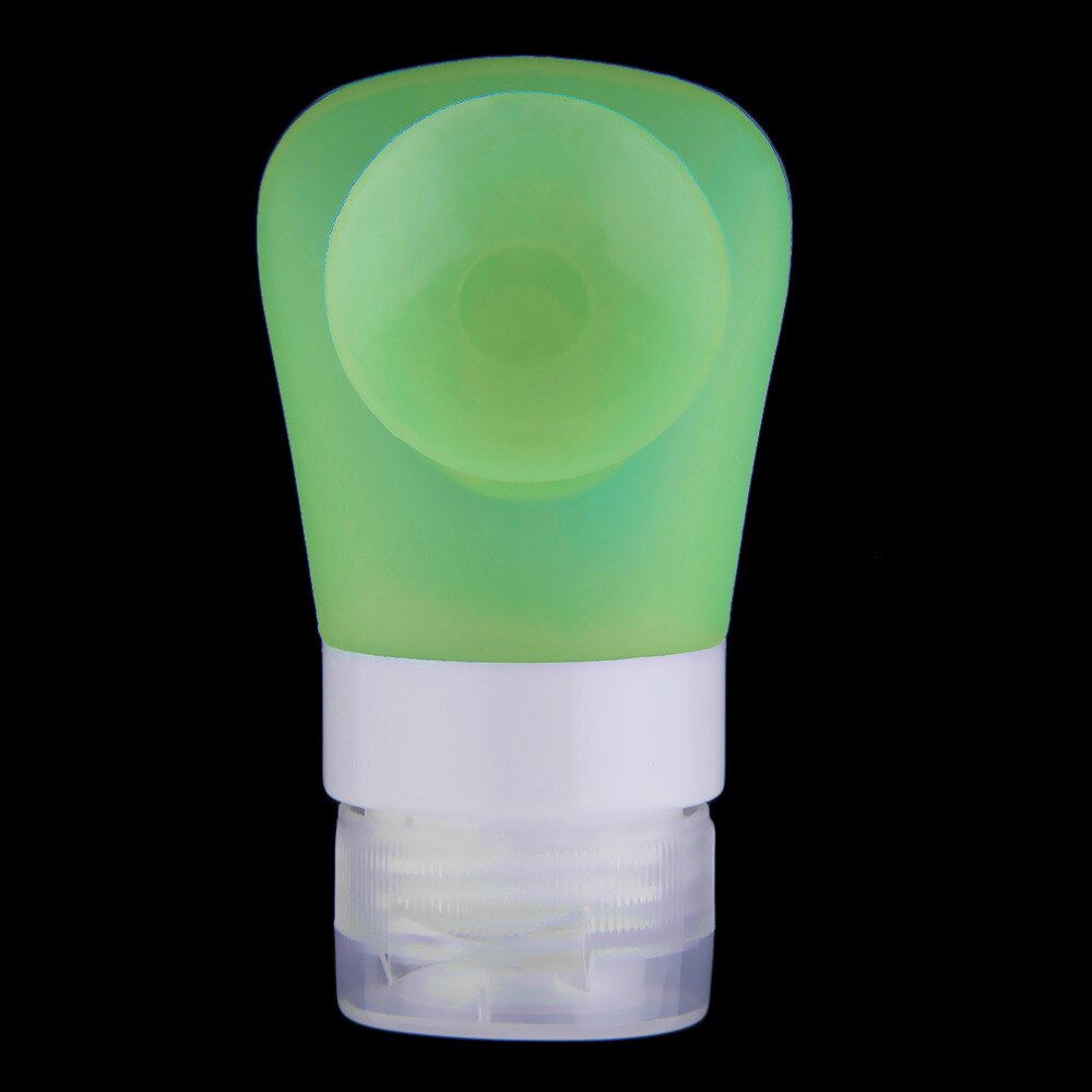 Sucker Shaped Portable Silicone Travel Empty Refillable Bottle Shampoo Cream Lotion Cosmetic Tube Container With Sucker New - ebowsos