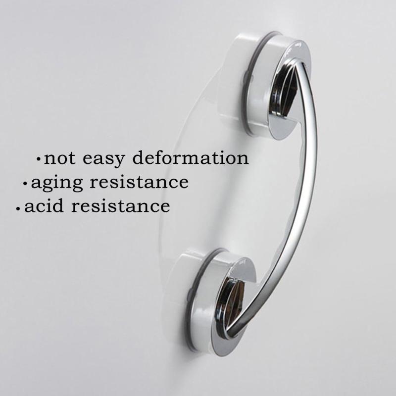 Suction Cup Handrail Balance Assist Bath Grip for Home Bathroom Glass Door Bathroom Accessories - ebowsos