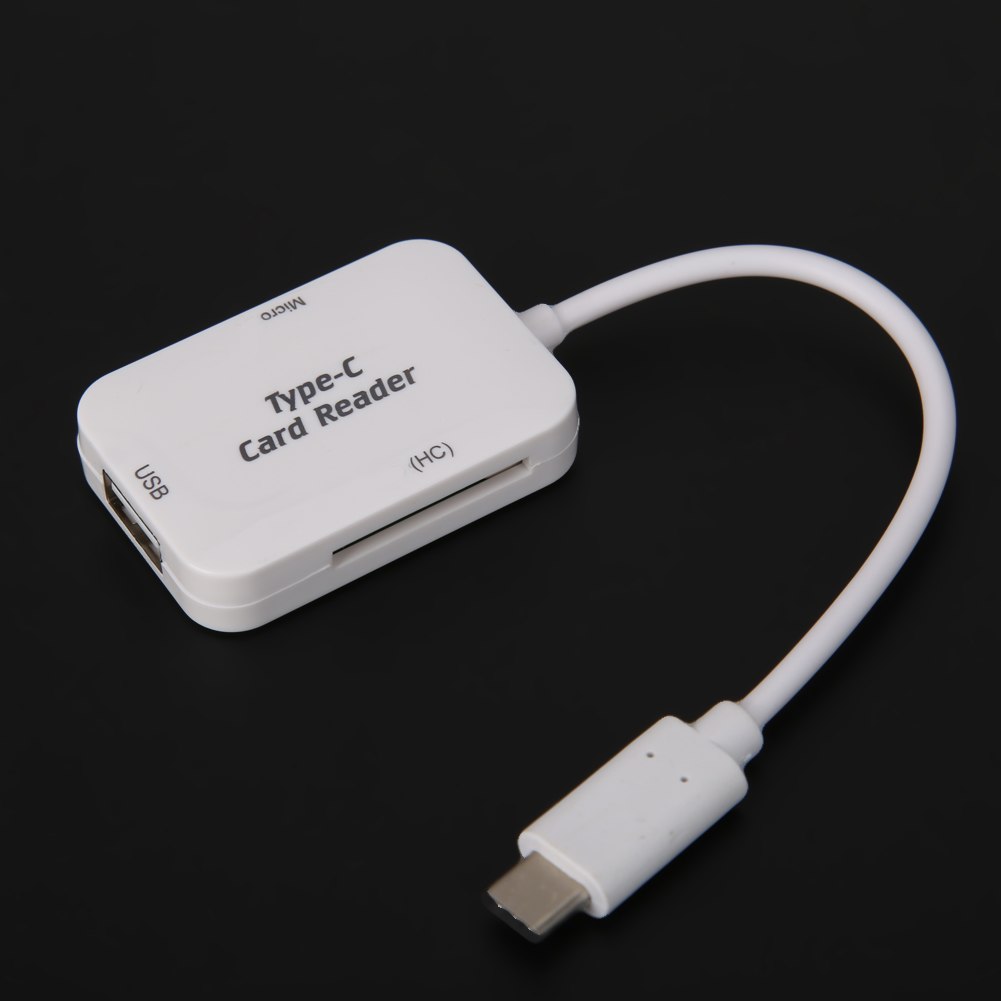 Super Speed USB Type- C To USB 3.1 USB HUB SD TF Memory Card Reader OTG Adapter  for MACBOOK Huawei P9 - ebowsos