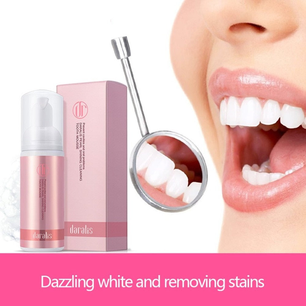 Super easy-to-use brightening oral cleaner for quick removal of yellow teeth and tartar cleansing net content 58ml - ebowsos