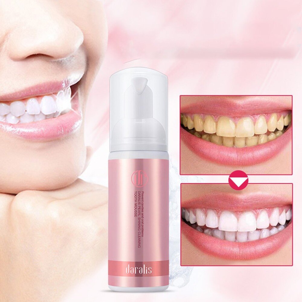 Super easy-to-use brightening oral cleaner for quick removal of yellow teeth and tartar cleansing net content 58ml - ebowsos