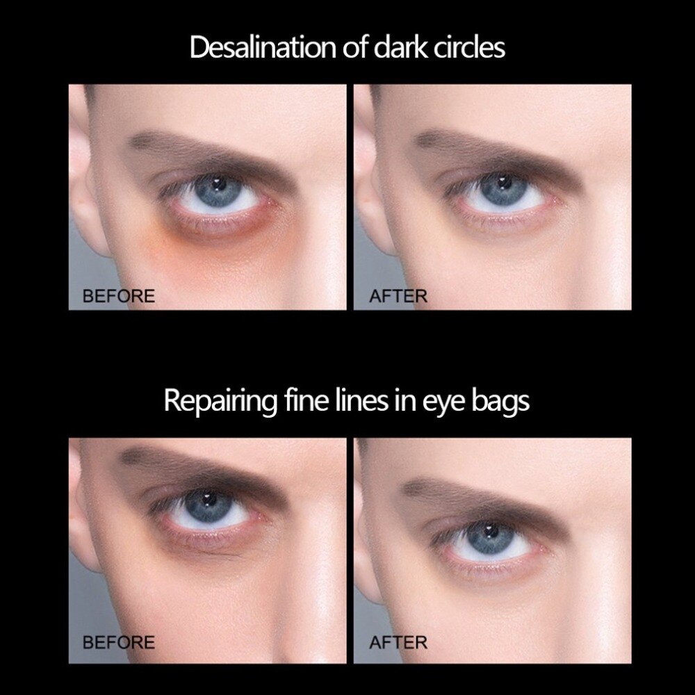 Super easy to use men's eye cream to dark circles eye bags eye lines firming fat grain anti-wrinkle ball eye cream - ebowsos