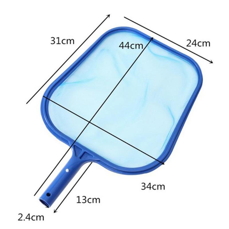Swimming Pool Cleaning Leaf Skimmer Mesh Frame Net Fish Pond Skimmer Net Professional Cleaning Tool for Pool-ebowsos