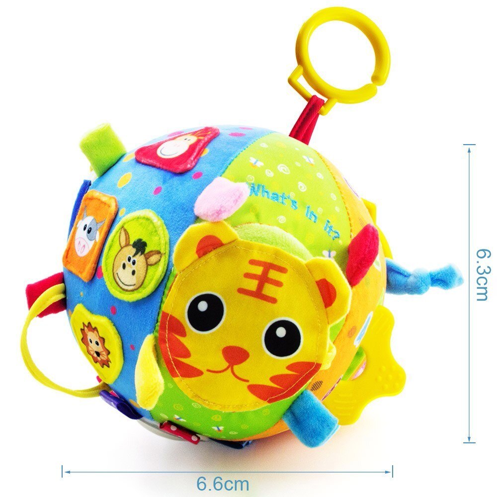 T3621 Baby Rattles Toys Stroller Hanging Soft Toy Cute Animal Doll Baby Crib Bed Hanging Bells Toys Early Education Toys-ebowsos