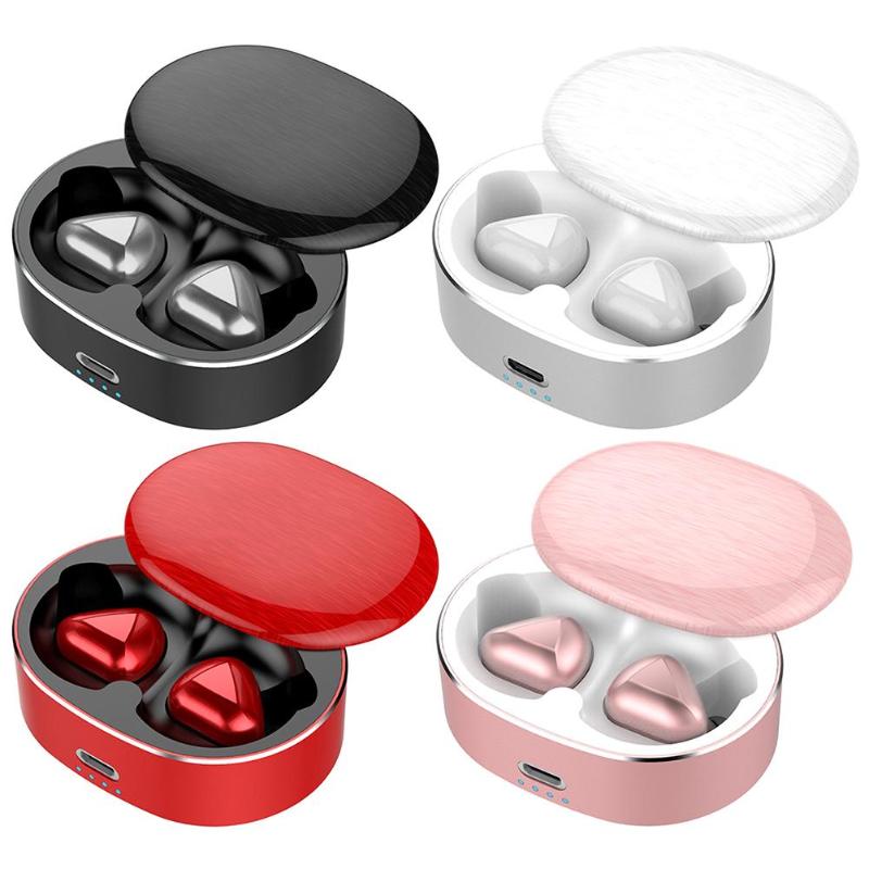 T50 TWS Mini Wireless Bluetooth Earphones Sports Touch 3D Stereo Headset Earbuds with MIC Charging Box New Arrival - ebowsos