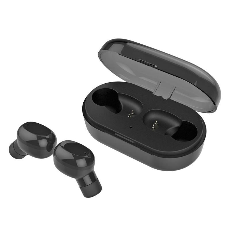 T6 TWS Bluetooth Earphones Wireless In-ear Touch Earbuds IPX7 Waterproof Stereo Headset with Mic Charger Box High Quality - ebowsos