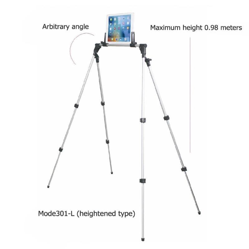 Tablet Stand Phone Holder Adjustable Lazy Bed Floor Desk Tripod Foldable Desktop Mount Bracket Support High Quality Phone Holder - ebowsos