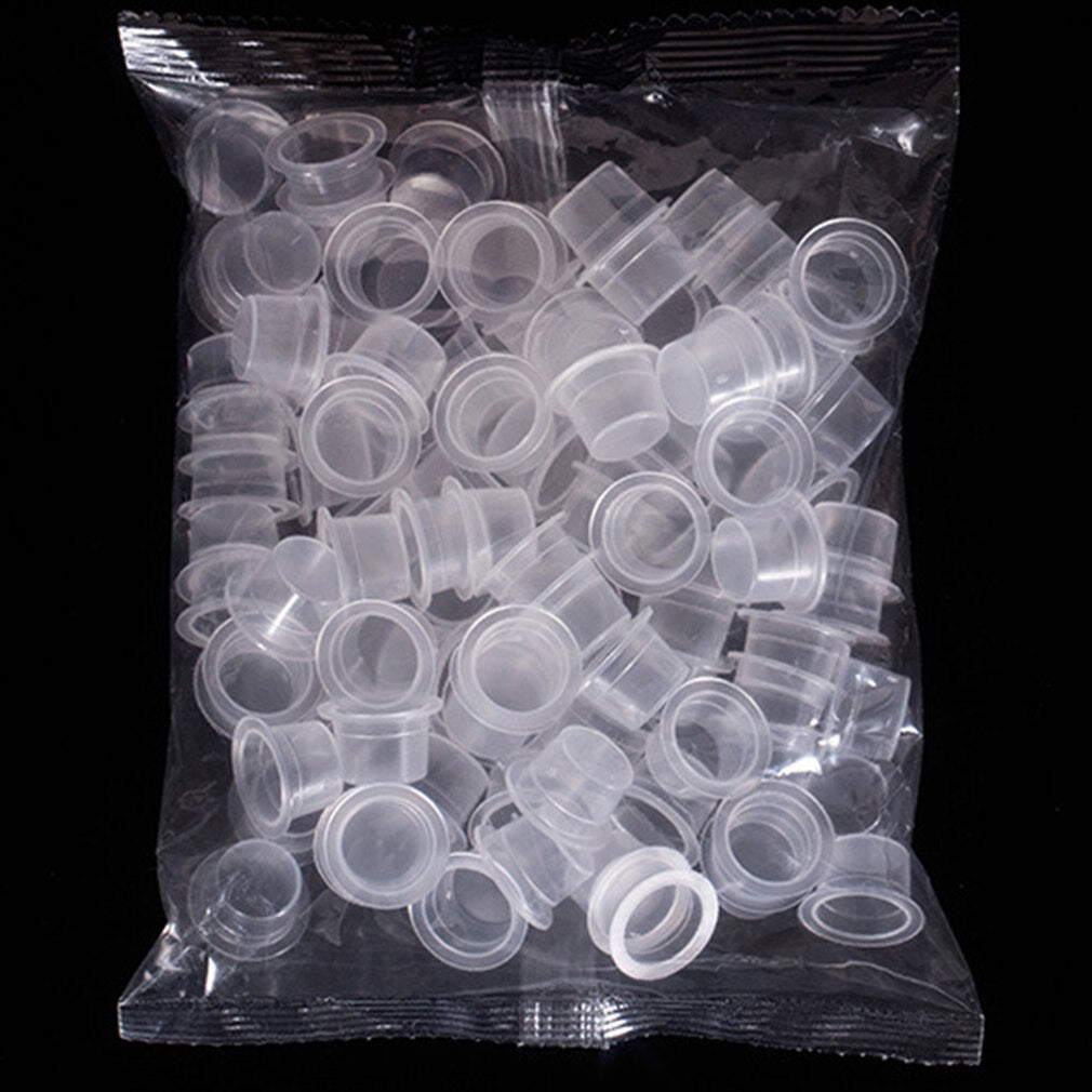 Tattoo Tattoo Color Cup Large Medium And Small Disposable Tattoo Color Cup Semi-permanent Auxiliary Supplies Wholesale - ebowsos