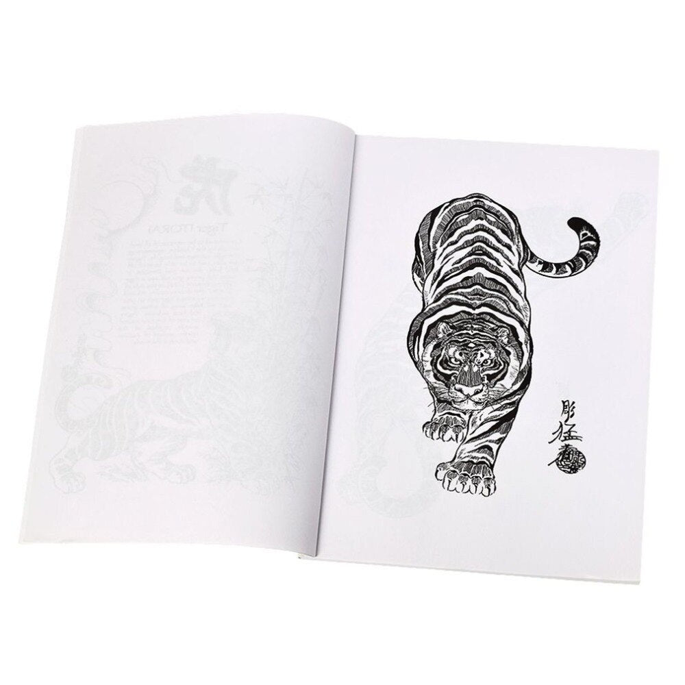 Tattoo equipment Tattoo Supplies References Book Manuscript Sketchbooks Body Art Design Pattern - ebowsos