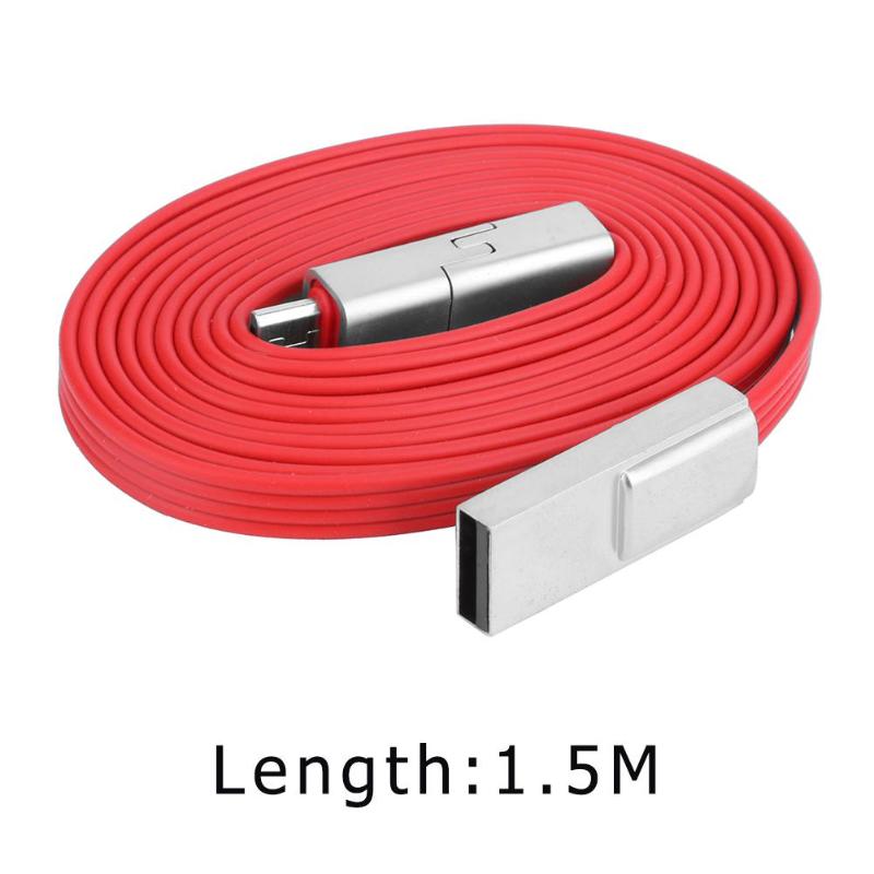 Tik Tok Hot Regenerative Cable Fast Charge 1.5m Reusable Cable Quickly Repair Puncture Wire Cord for Android High Quality Cable - ebowsos