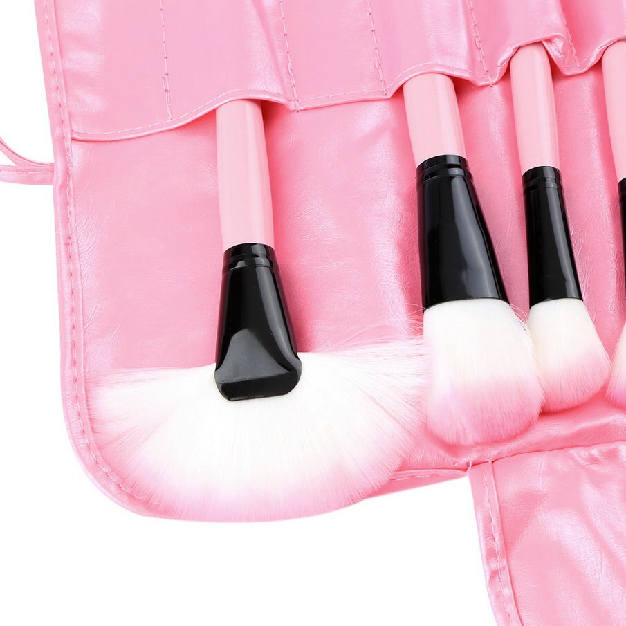 Top Quality  Woman 32Pcs Make Up Tools Pincel Maquiagem Professional Superior Cosmetic Makeup Brush Set Kit + Pouch Bag Case - ebowsos