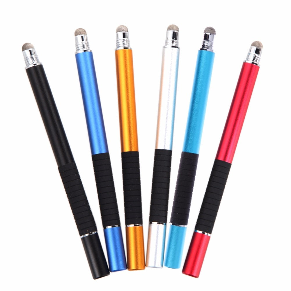 Touch Screen Pen 2 in 1 Mutilfuction Fine Point Round Thin Tip Capacitive Stylus Pen For iPad iPhone All Mobile Phones Tablet - ebowsos