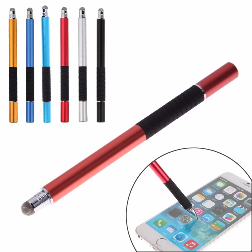 Touch Screen Pen 2 in 1 Mutilfuction Fine Point Round Thin Tip Capacitive Stylus Pen For iPad iPhone All Mobile Phones Tablet - ebowsos