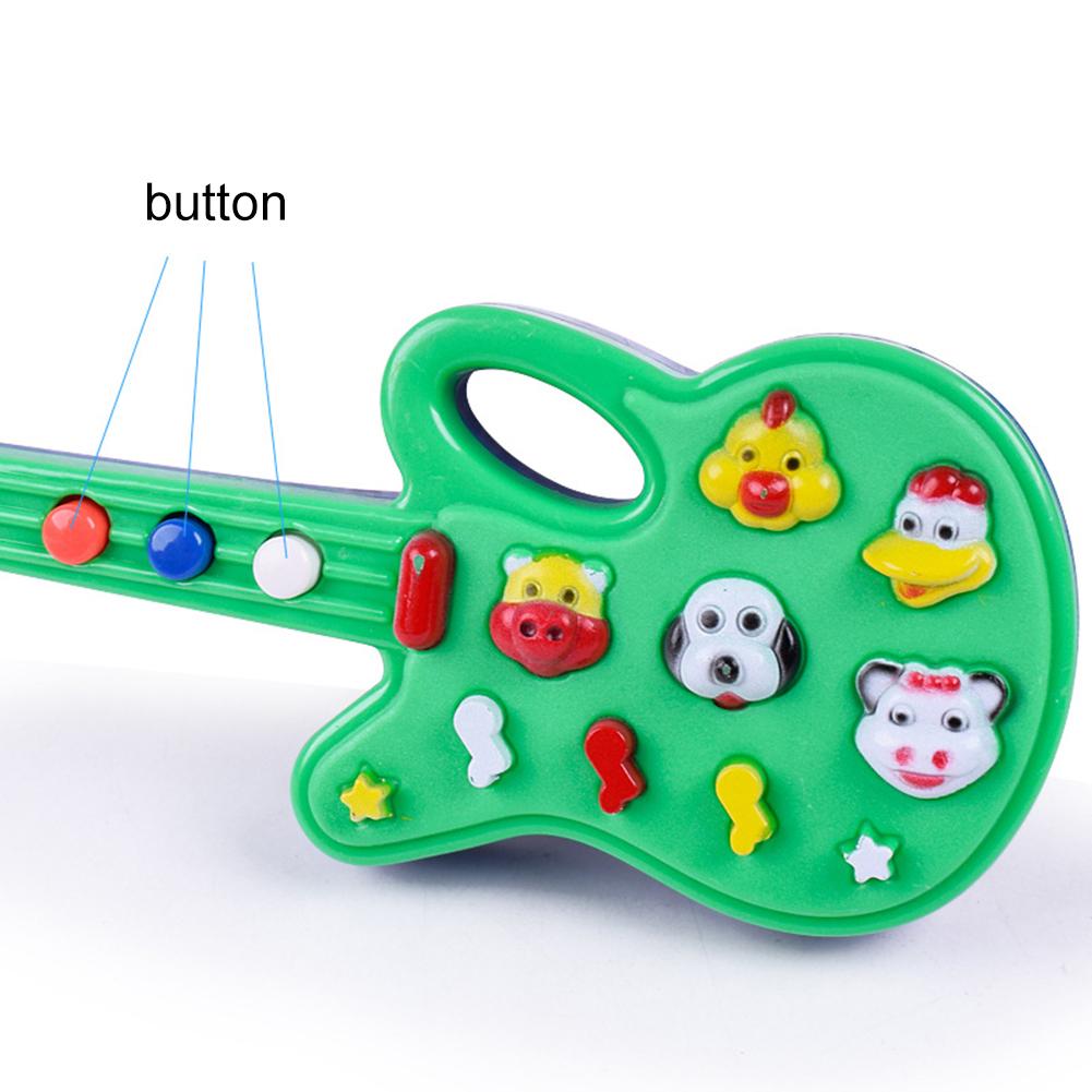 Toys for children Electronic Guitar Toy music Center Nursery Rhyme Music Children Baby Kids Gift Dropshipping-ebowsos