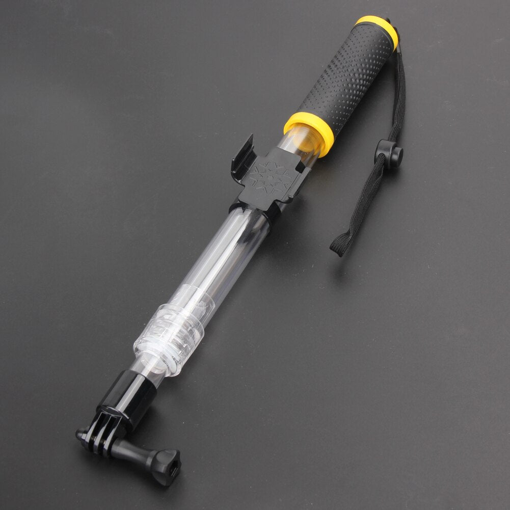 Transparent Retractable Floaty Pole Selfie Stick Monopod For GoPro Xiaomi Camera Selfie Sticks - ebowsos