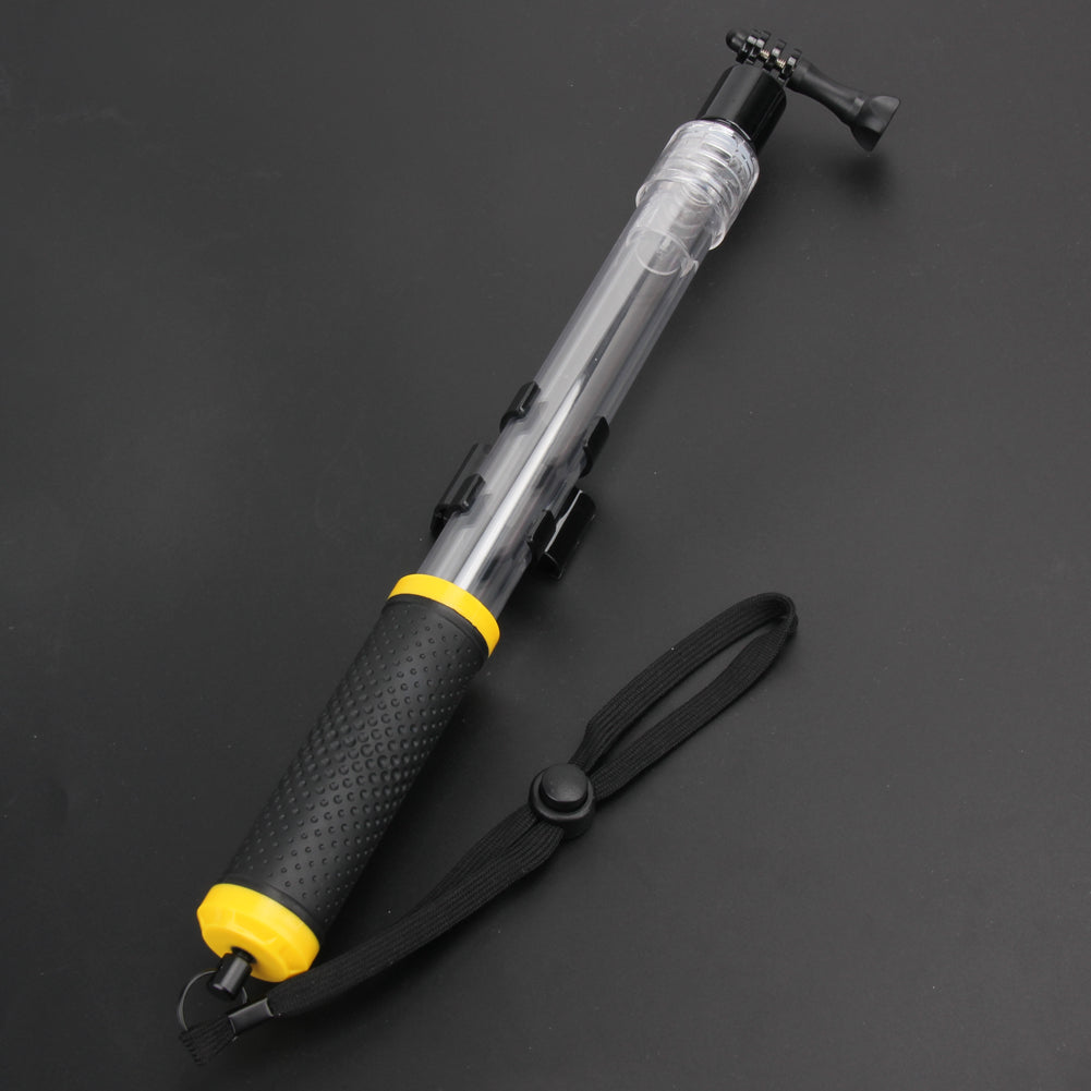 Transparent Retractable Floaty Pole Selfie Stick Monopod For GoPro Xiaomi Camera Selfie Sticks - ebowsos