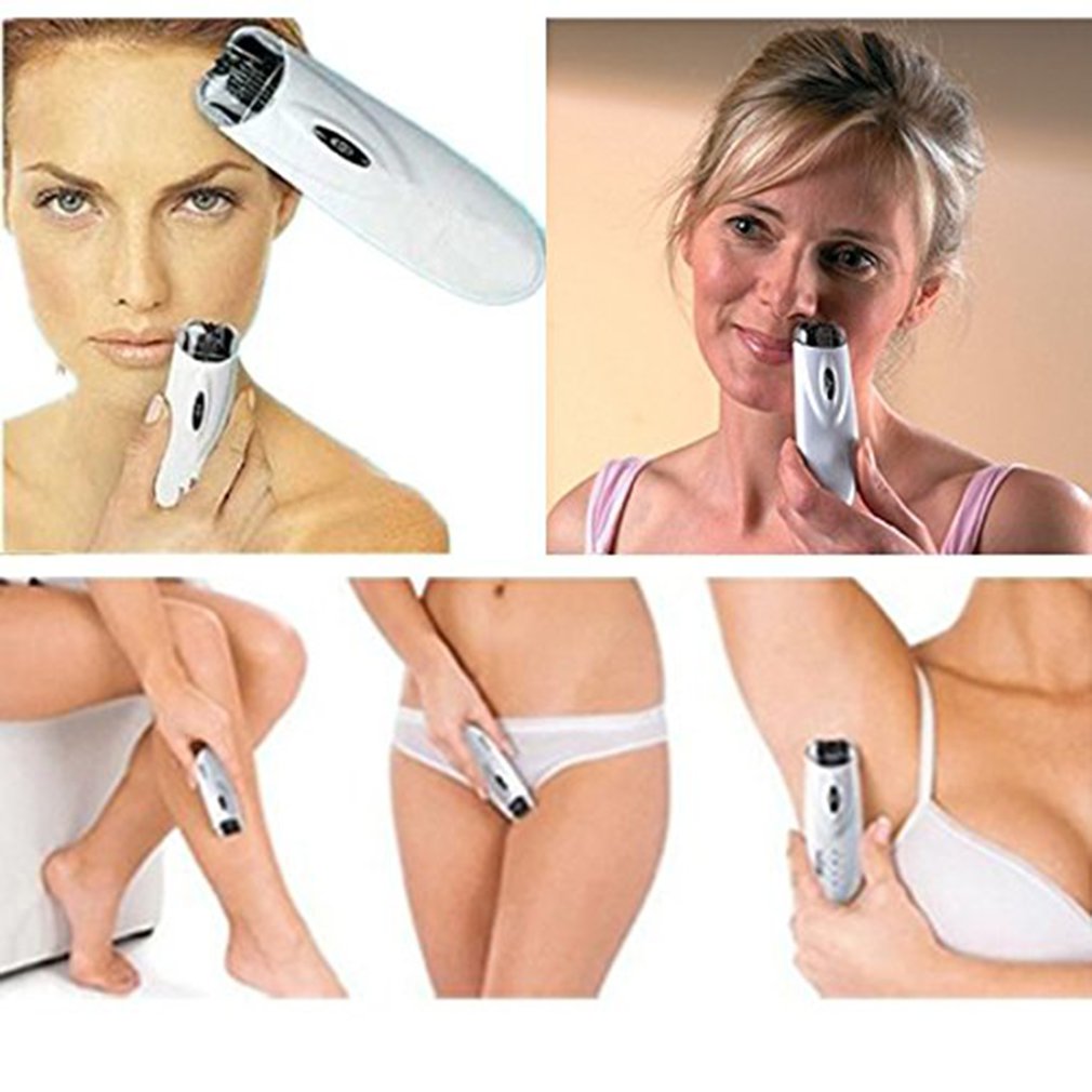 Tweezers Facial Hair Remover Epilator Easy No Pain Electric Hair Trimming Knife Durable Beauty Trimmer - ebowsos