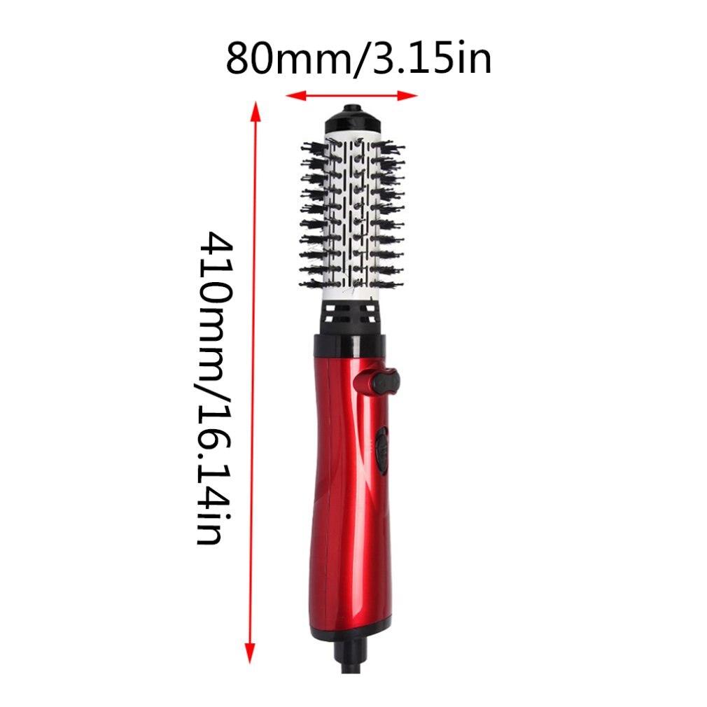 Two In One Thermostat Comb Automatic Hair Comb New 7 In 1 Ceramic Hair Dryer Rotating Curler Brush - ebowsos