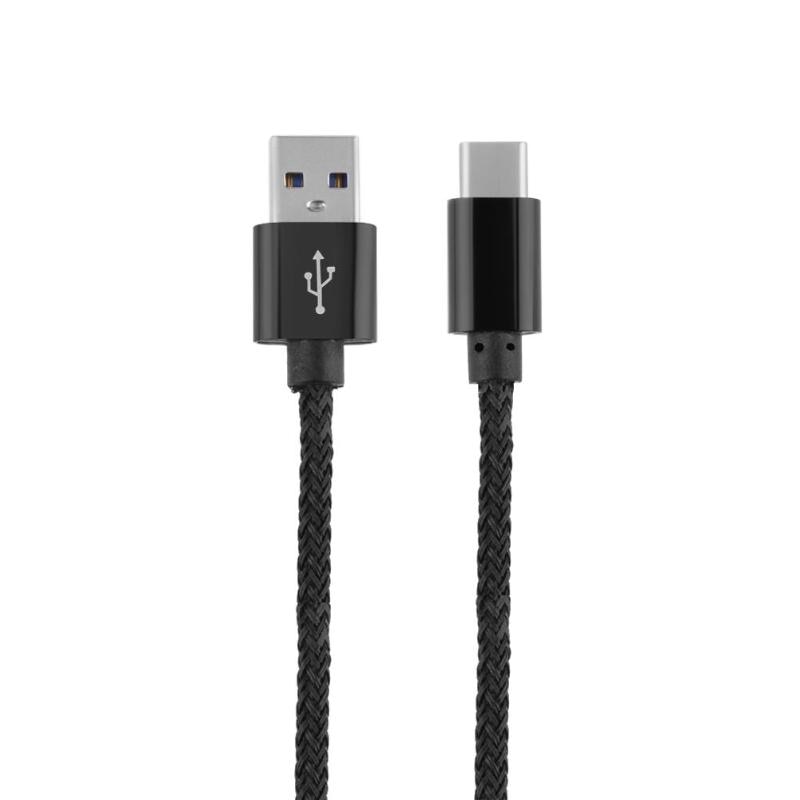 Type-C Phone Cable Nylon Strong Braided Wire USB-C Type-C 3.1 Data Sync Charger Charging Cable Cord for Letv Xiaomi Huawei New - ebowsos