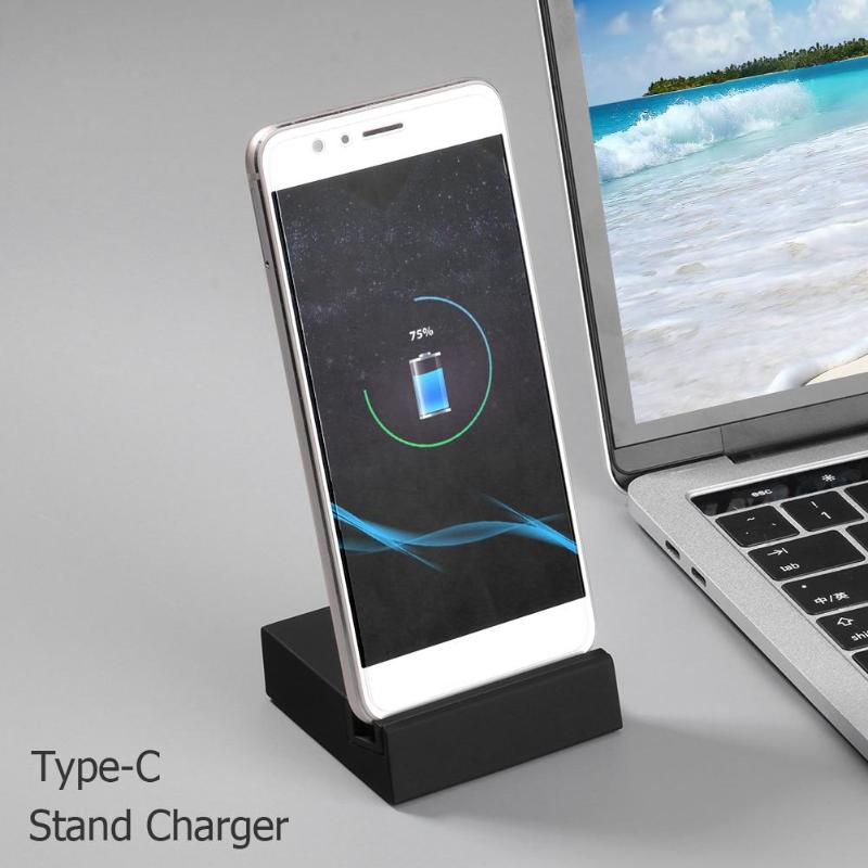 Type-C Stand Dock Cradle Station Desktop Charger Phone Holder Stand Bracket for Huawei Letv 1S 1Pro Xiaomi 4C High Quality - ebowsos