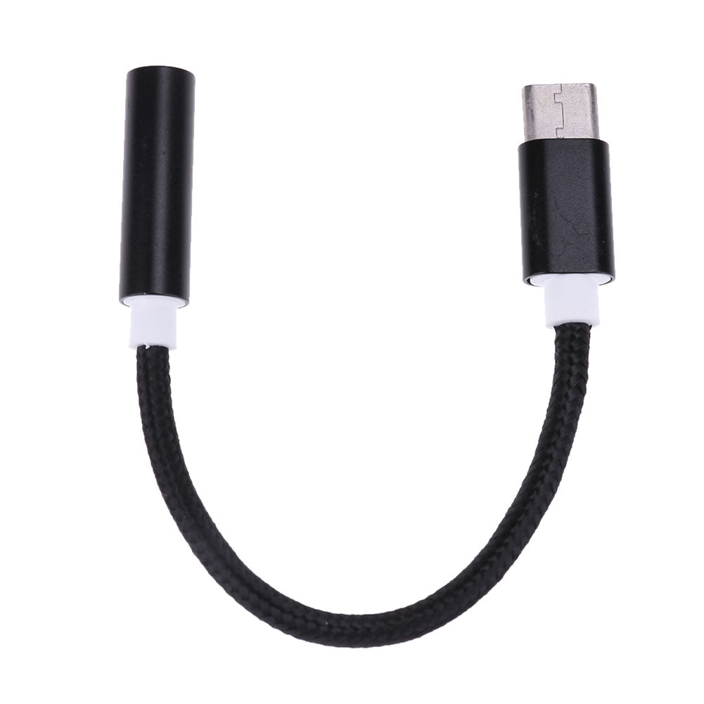 Type-C to 3.5mm Earphone Microphone Headset Jack Converter Cable for MacBook for Samsung S8 for LG G6 Meizu Xiaomi - ebowsos