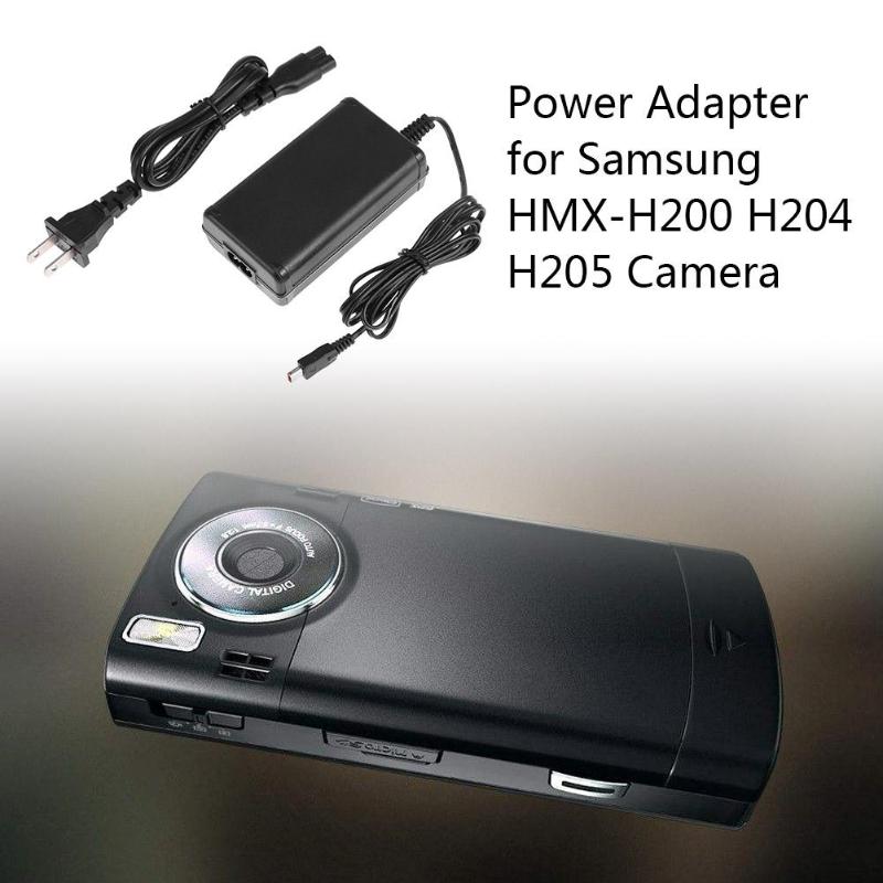 US/EU Plug AA-MA9 Power Adapter for Samsung HMX-Q200 Q20 H400 Q30 Q300 Q10 Q100 H405 H200 H204 H205 H305 H304 H303 H220 Camera - ebowsos