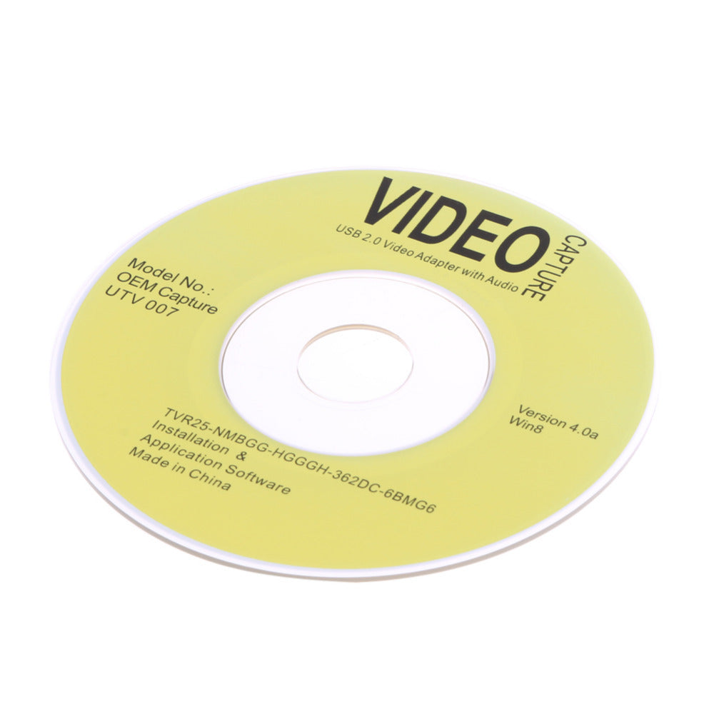 USB 2.0 Converter Audio Video Capture Card Grabber Adapter TV Tuner for Computer WIN7 NTSC PAL DVD Home Housing Safely Security - ebowsos