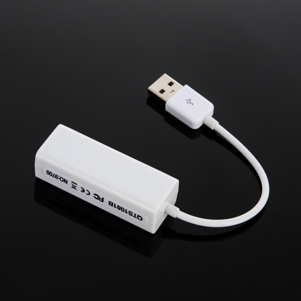 USB 2.0 to Ethernet Adapter 100Mbps USB 2.0 to RJ45 Lan Network Ethernet Adapter Card For Mac OS Android Tablet pc Win 7 8 XP - ebowsos