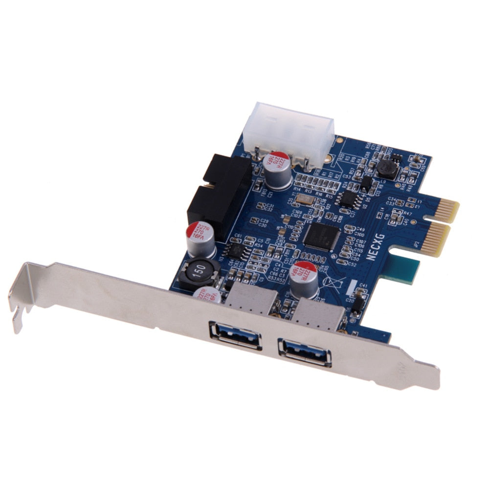 USB 3.0 Front Panel 2 Port USB 3.0 PCI Express Card+3.5 Motherboard Floppy Disk Bay Front Panel For Windows XP/Vista/Windows 7 - ebowsos