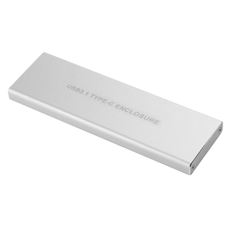 USB 3.1 Type-C to NGFF M.2 Key-M Hard Disk Adapter Converter Card Enclosure - ebowsos