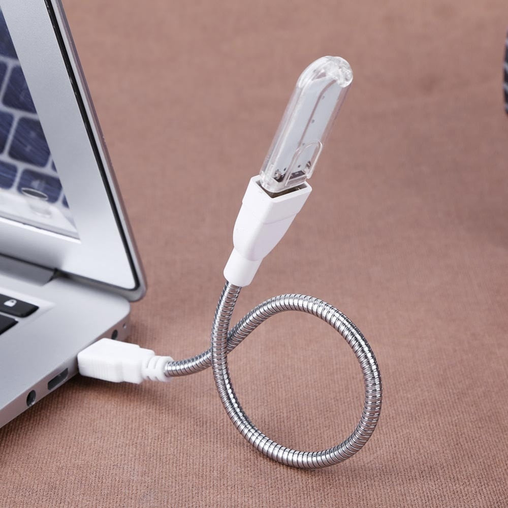 USB Adapter Cable Male to Female Extension Cable LED Light Adapter Cable Metal Hose for Portable Power Supply Notebook - ebowsos