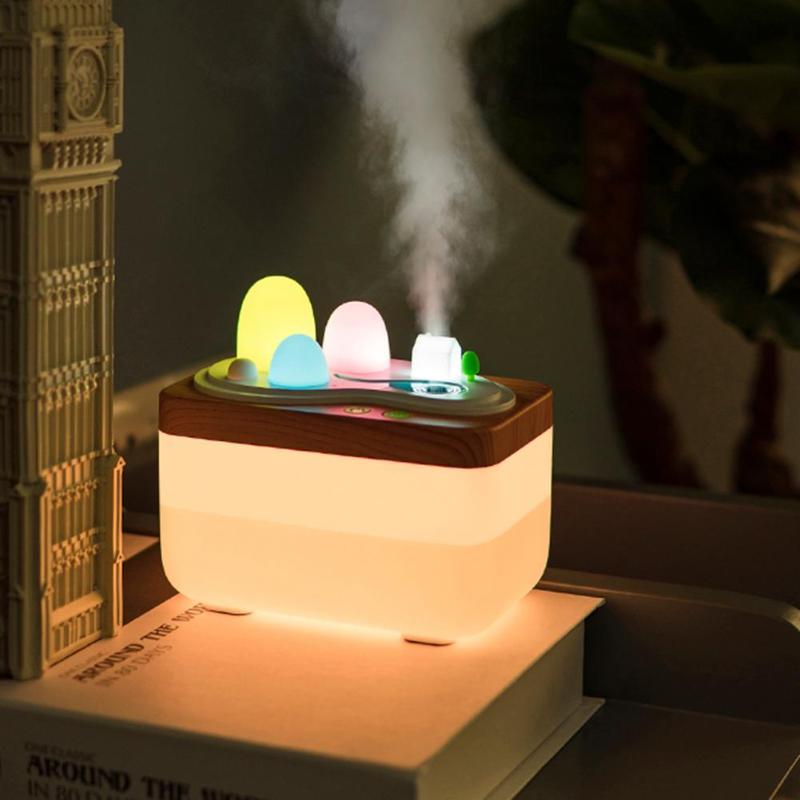 USB Aroma Essential Oil Diffuser Ultrasonic Cool Mist Humidifier Air Purifier LED Night Light for Office Home Air Diffuser New - ebowsos
