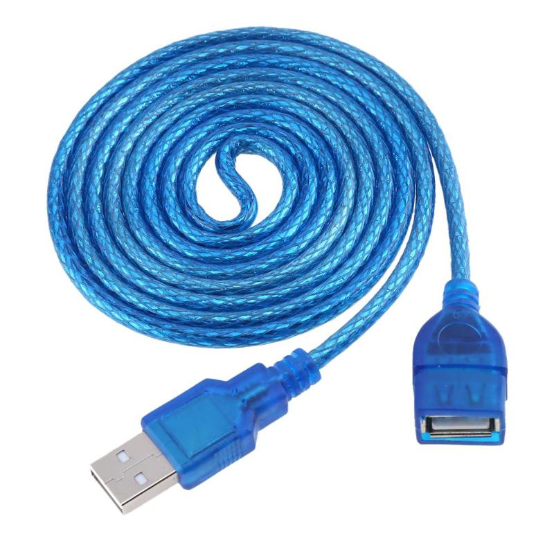 USB Extension Cable Male To Female 1.5M 2M USB2.0 AF To AM Cable Extender Data Transfer Cable For PC - ebowsos
