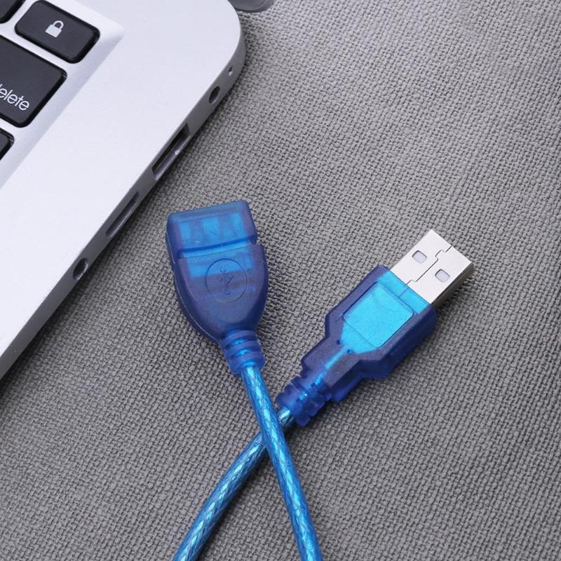 USB Extension Cable Male To Female 1.5M 2M USB2.0 AF To AM Cable Extender Data Transfer Cable For PC - ebowsos