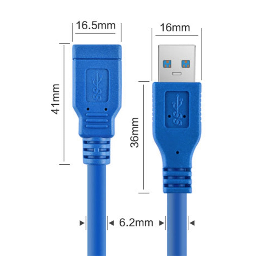 USB Extension Cable USB 3.0 Male A to Female Socket 1.8M Super Fast Extension Data Sync Cord Cable Adapter Connector Wholesale - ebowsos
