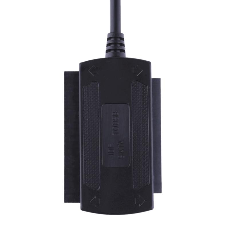 USB To SATA IDE Serial Parallel Port Cable for 2.5/3.0 inch Hard Disk With Power Adapter High Speed 480Mbps - ebowsos